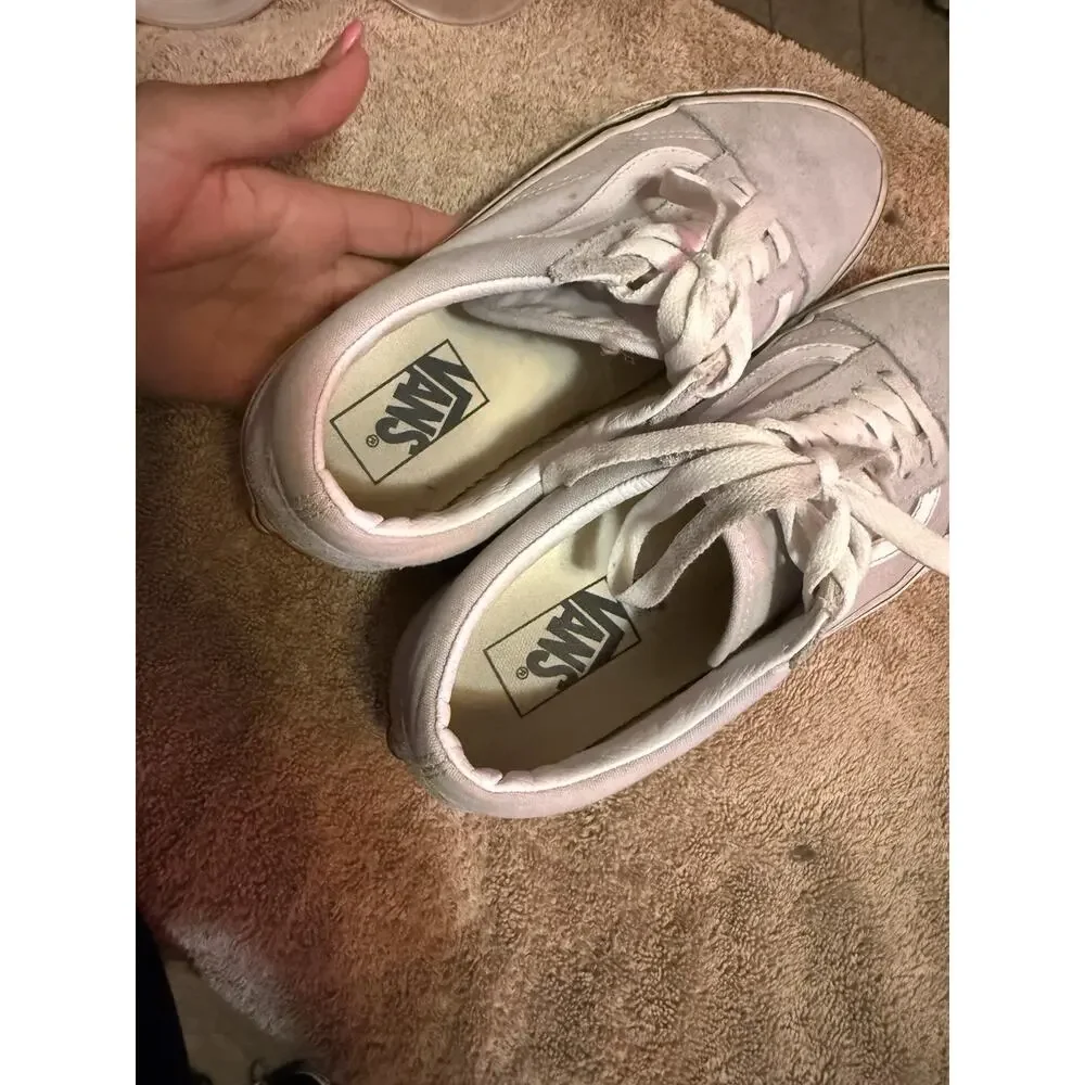 VANS Old Skool Men’s Gray/White Low Top Lace Up Athletic Sneaker